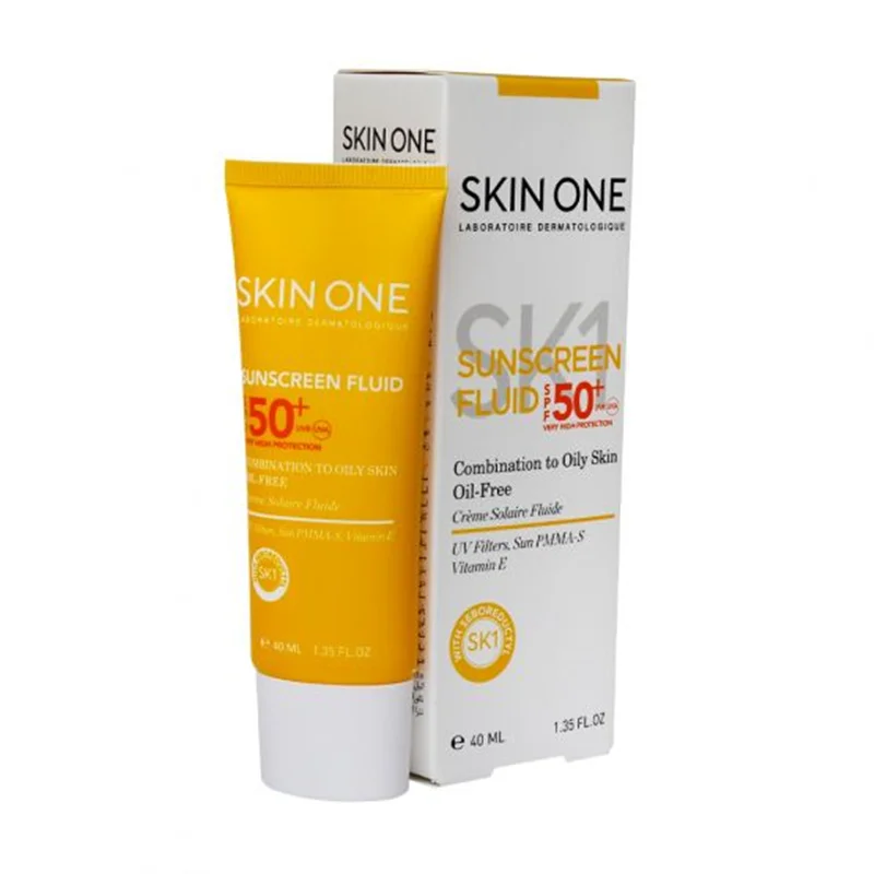 کرم ضد آفتاب بی رنگ اسکین وان برای پوست چرب +SPF 50
