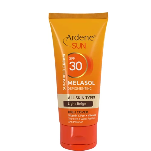 کرم ضد آفتاب رنگی SPF30 مناسب برای انواع پوست آردن 50 میل