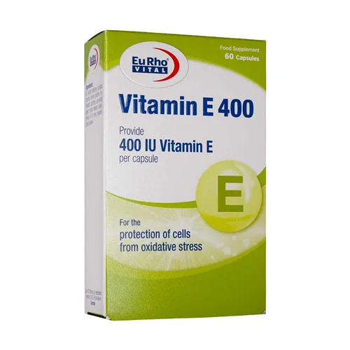 کپسول ژلاتینی ویتامین E 400 واحد یوروویتال 60 عدد
