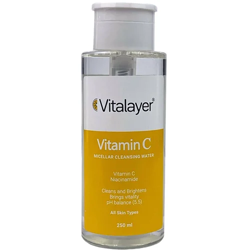محلول پاک کننده آرایش ویتامین سی ویتالیر 250 میل