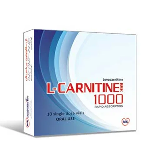 محلول خوراکی ال کارنیتین 1000 بی اس کی 10عدد