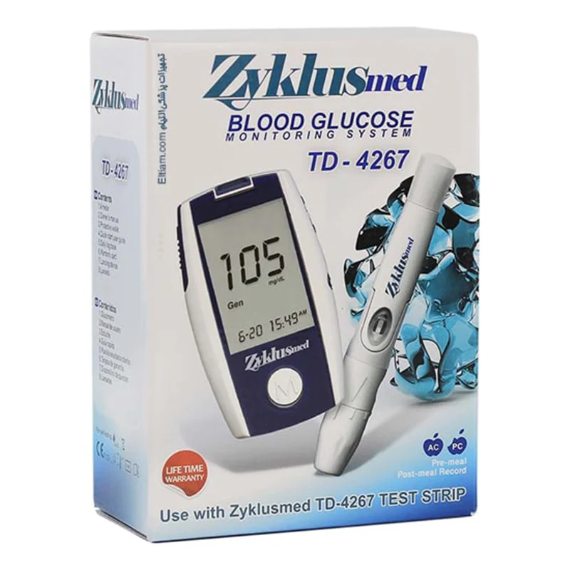 دستگاه اندازه گیری قند خون زیکلاس مد مدل TD-4267