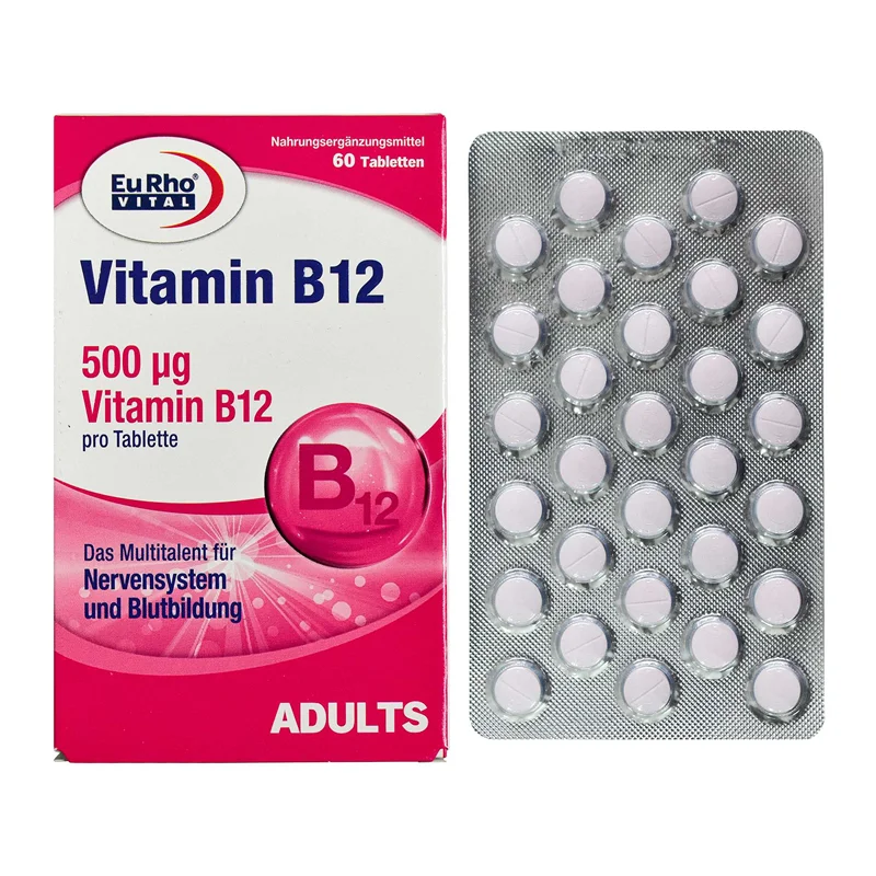 قرص ویتامین B12 یوروویتال 60 عدد