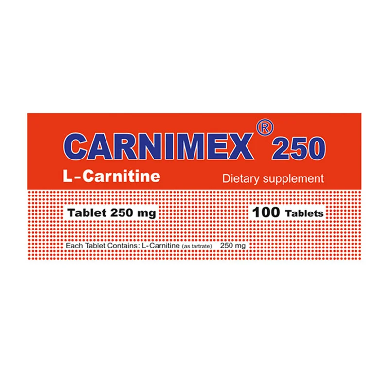 قرص کارنیمکس 250 ال کارنیتین 100 عدد